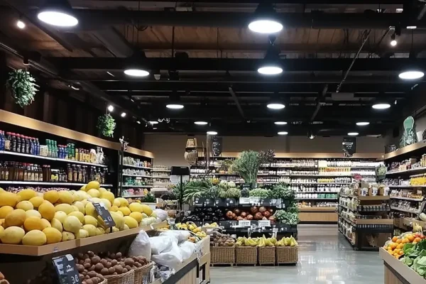 supermarket lighting